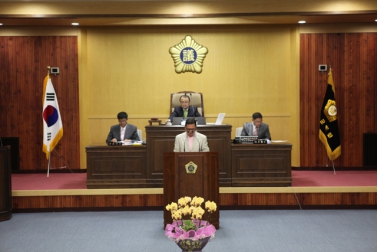 제187회 가평군의회 임시회 개회