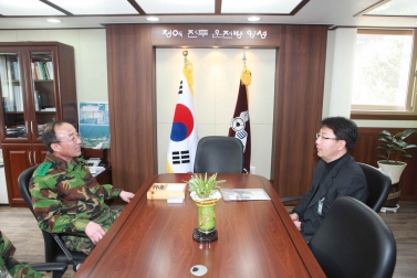 제3야전수송교육단장 면담