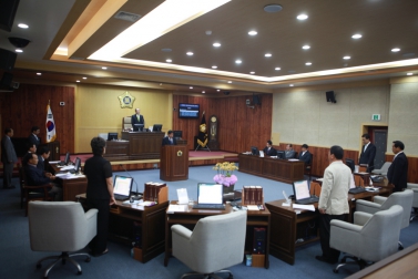 제198회 가평군의회 임시회 개회