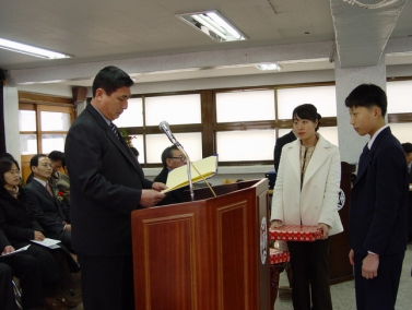 설악중,고등학교 졸업생 격려