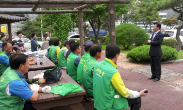 청평면 하천정화활동