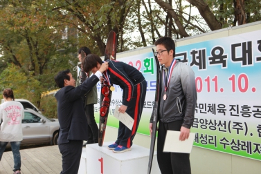 제92회 전국체전 수상스키 웨이크보드대회 시상식