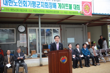 제6회 가평군지회장기 노인게이트볼 대회