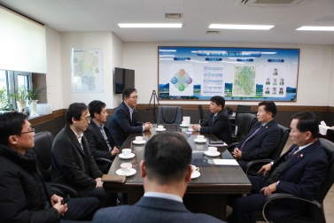 가평군 공무원노조 임원 간담회