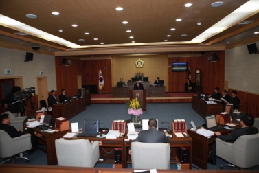 제195회 가평군의회 임시회 개회식