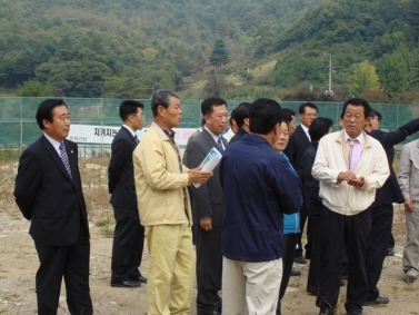 경기도 농림수산위원회 연인산 도립공원 등 방문