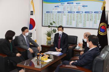 대한노인회 가평군지회 방문