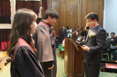 가평고등학교 졸업식