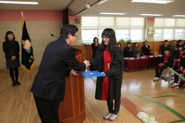 상천초 졸업식