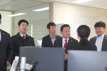 통합관제센터 이전 시설 견학