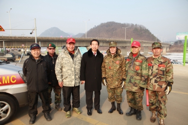씽씽겨울축제 자원봉사자 격려