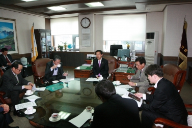 한국예술종합학교 간부와의 간담
