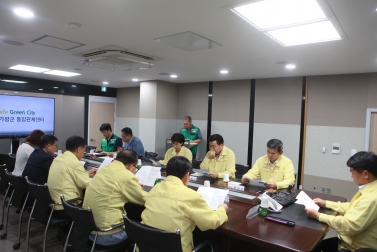 가평군 CCTV 통합관제센터 방문