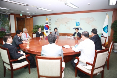도시가스 공급 관련 도지사 면담