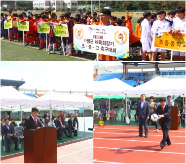 가평군 체육회장기 초.중.고 축구대회 