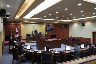 제240회 가평군의회 임시회 열려